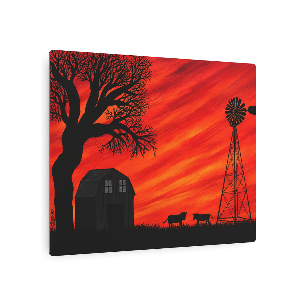 Metal Art Sign - Farmland