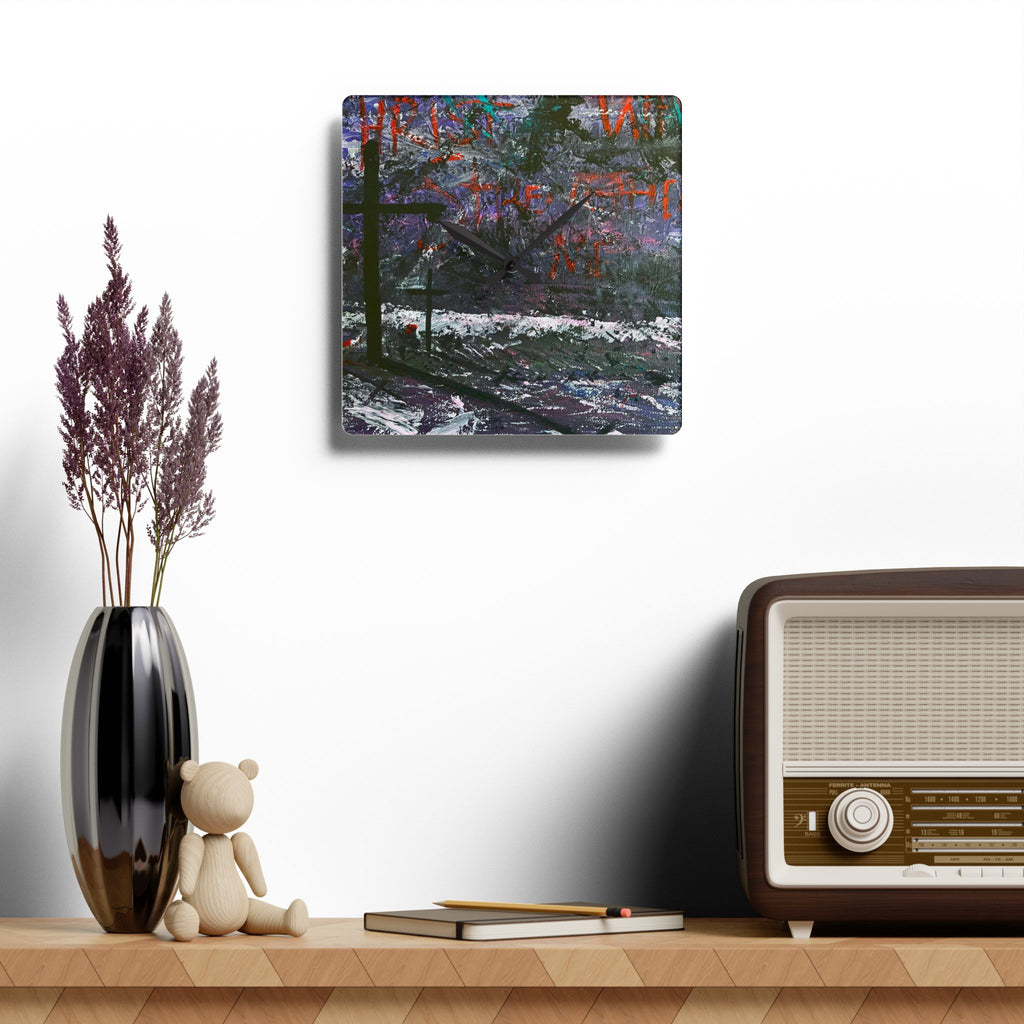 Wall Clock Acrylic - Strength