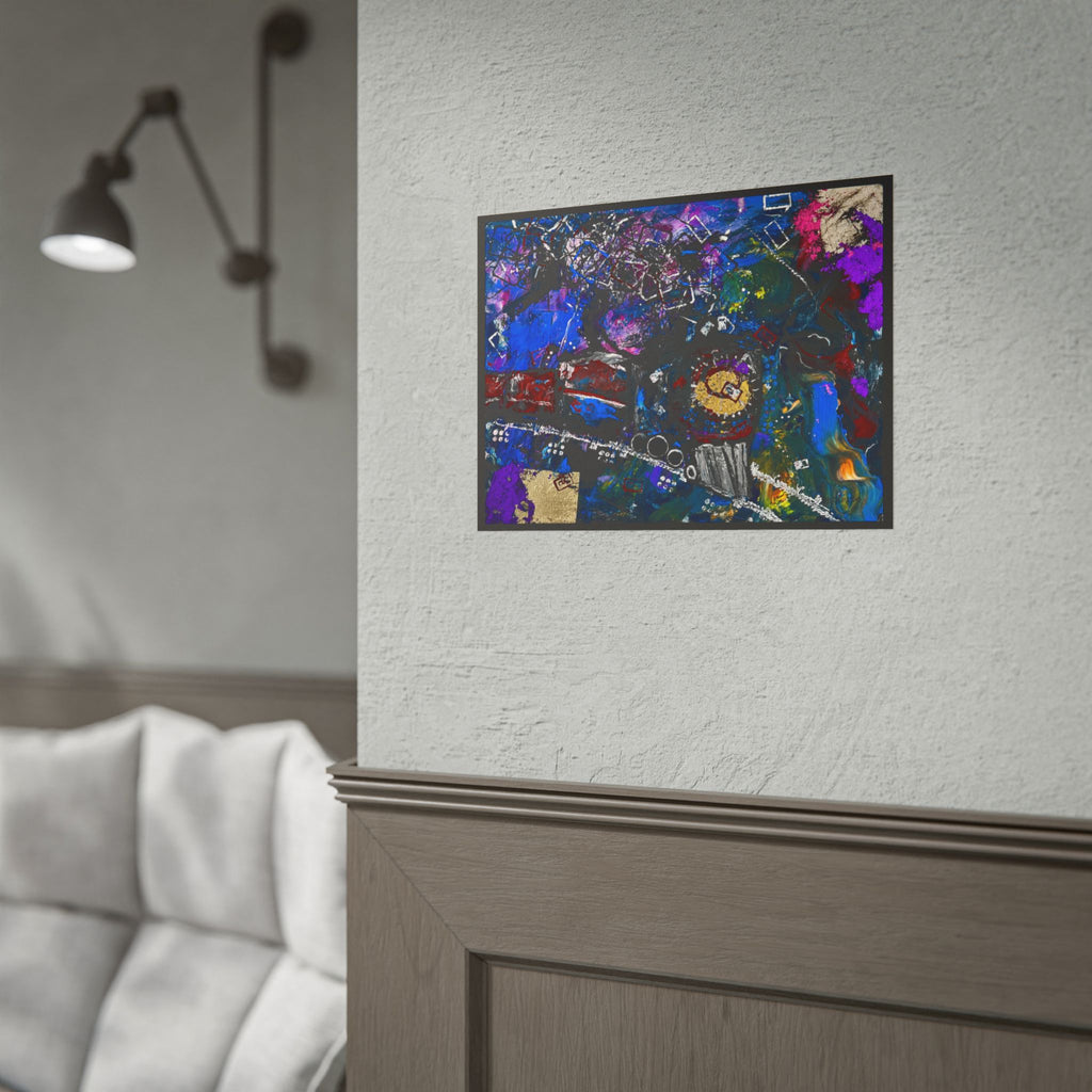 Rolled Poster - Abstract Train