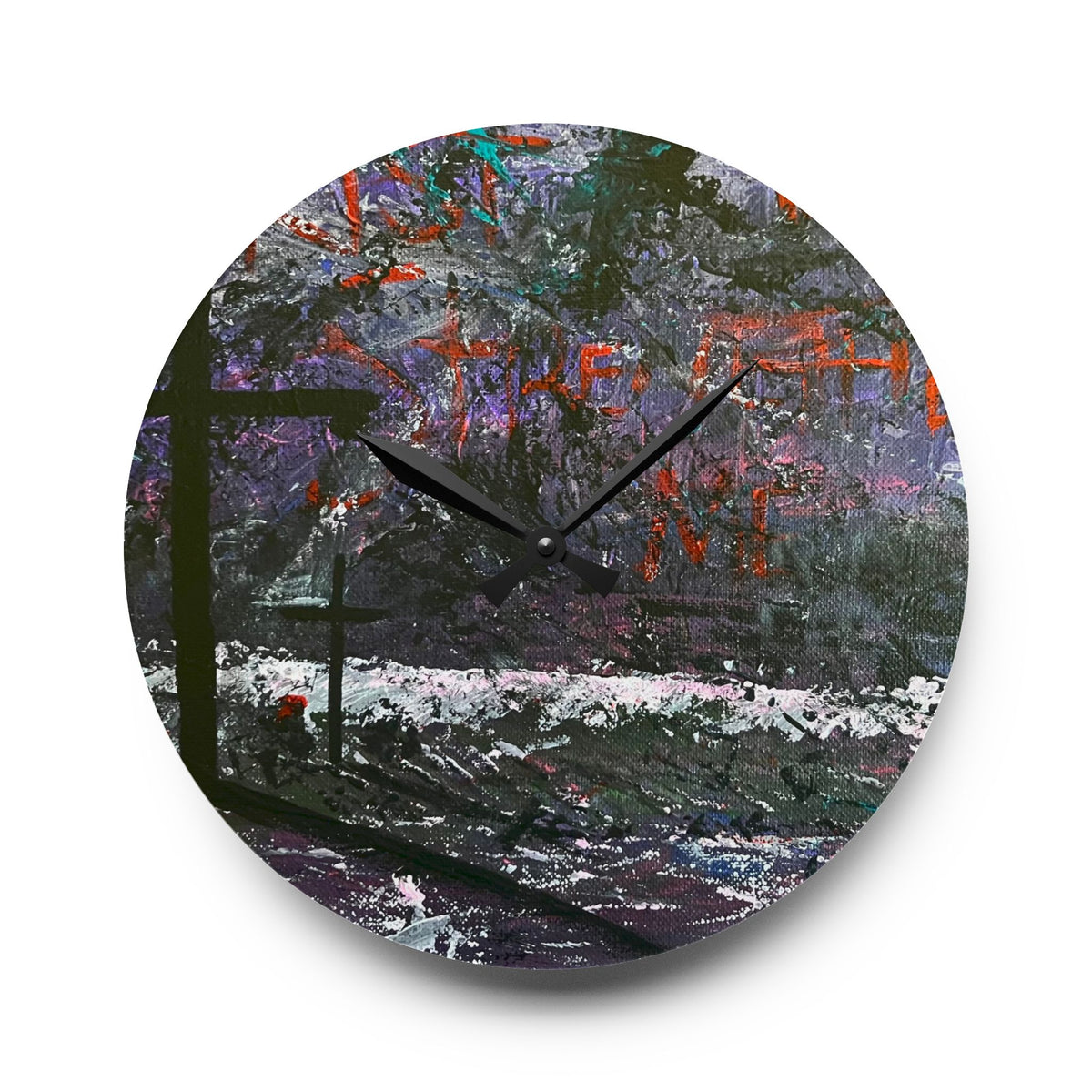 Wall Clock Acrylic - Strength