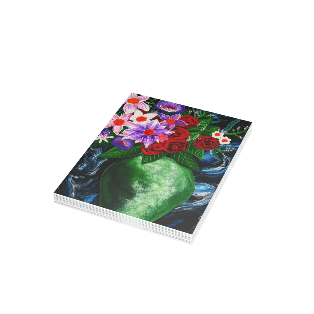 Postcard Bundles (envelopes included) - Green Vase