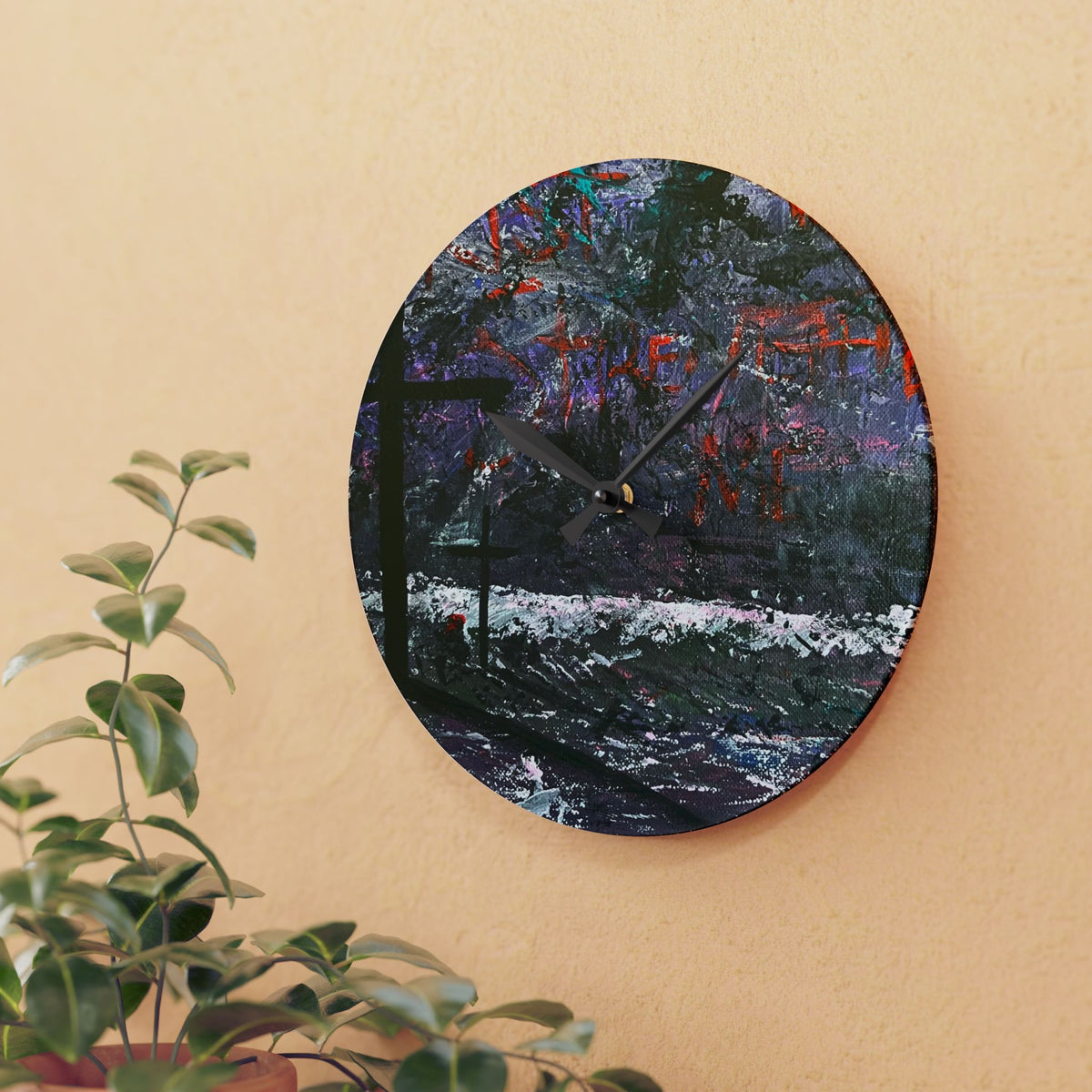 Wall Clock Acrylic - Strength