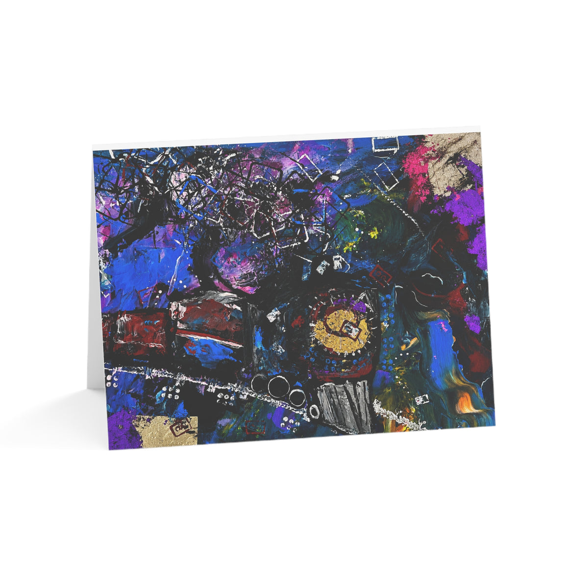 Greeting Cards (1, 10, 30, and 50pcs) - Abstract Train