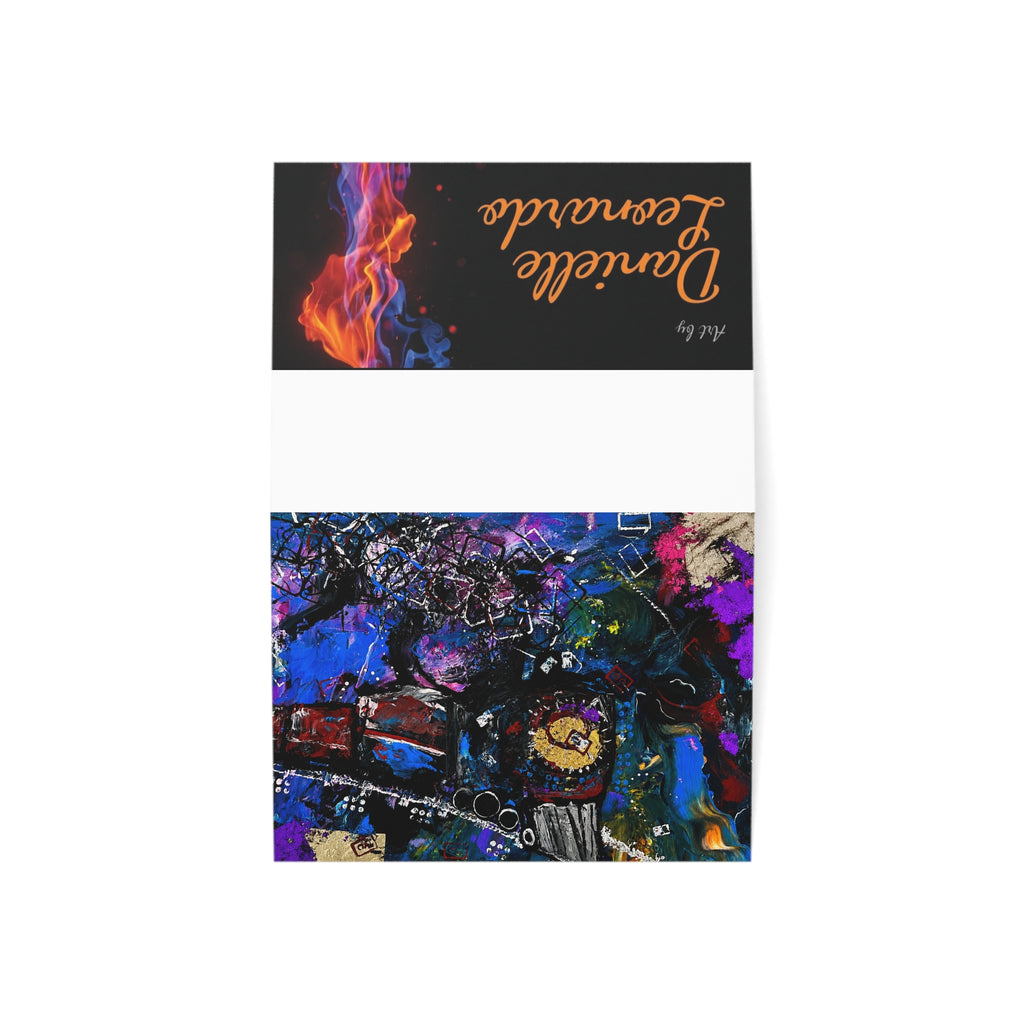 Greeting Cards (1, 10, 30, and 50pcs) - Abstract Train
