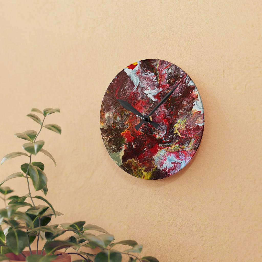 Wall Clock Acrylic - Abstract
