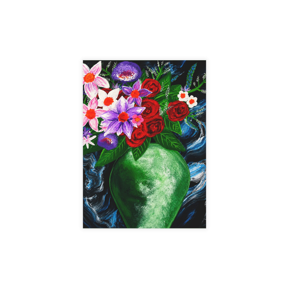 Postcard Bundles (envelopes included) - Green Vase