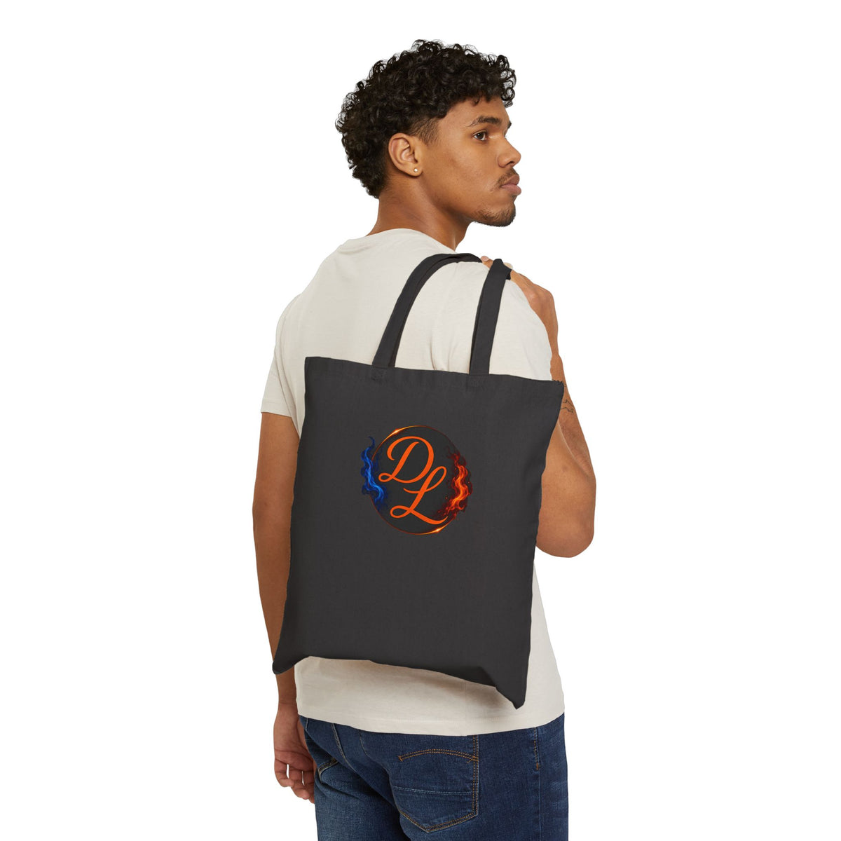 DL Logo - Cotton Canvas Tote Bag