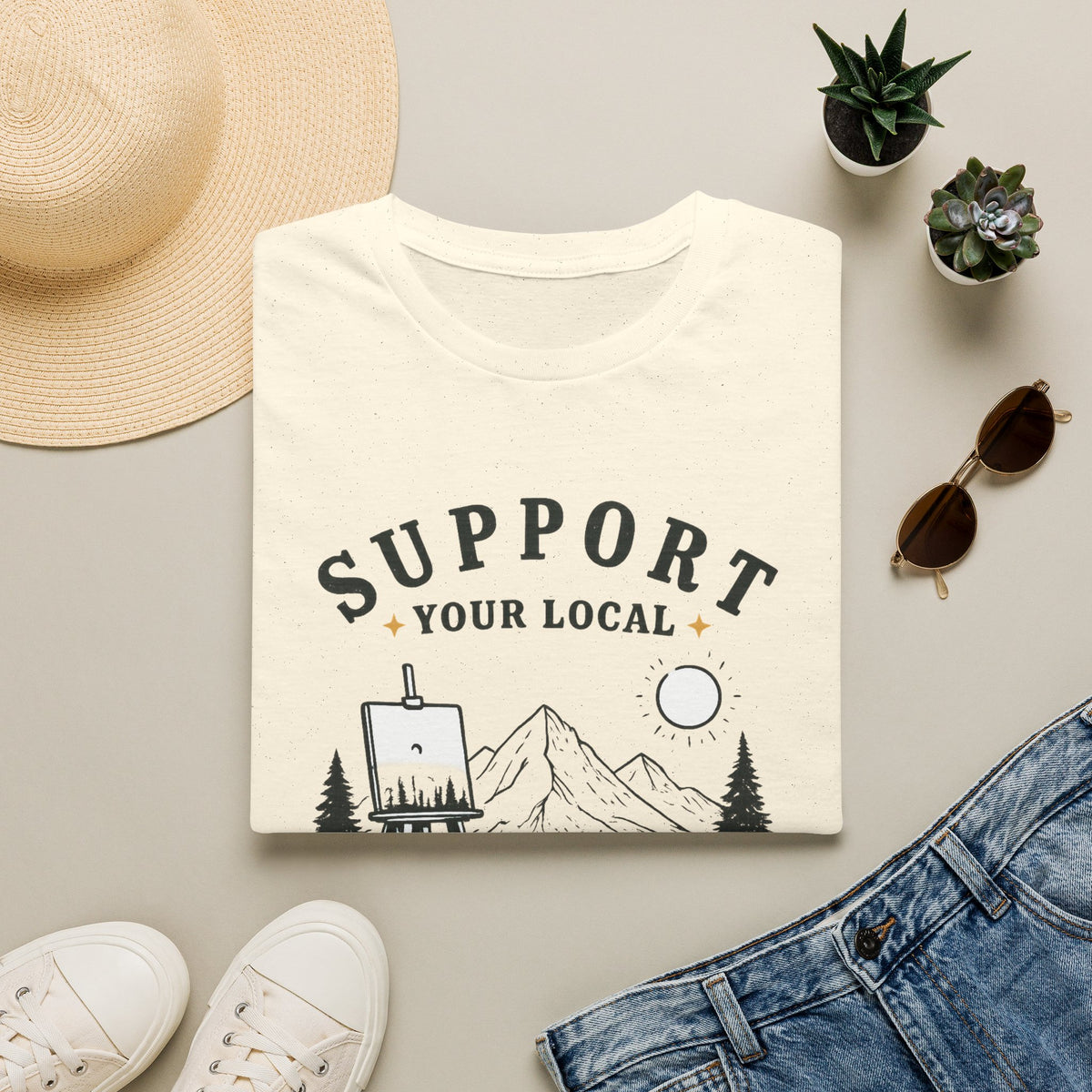 Support Local Artists 4 - T Shirt