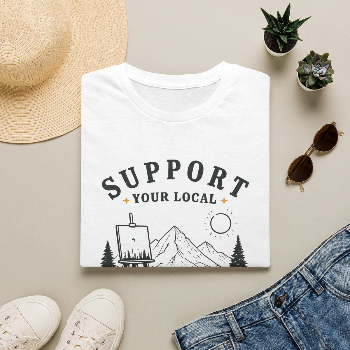 Support Local Artists 4 - T Shirt