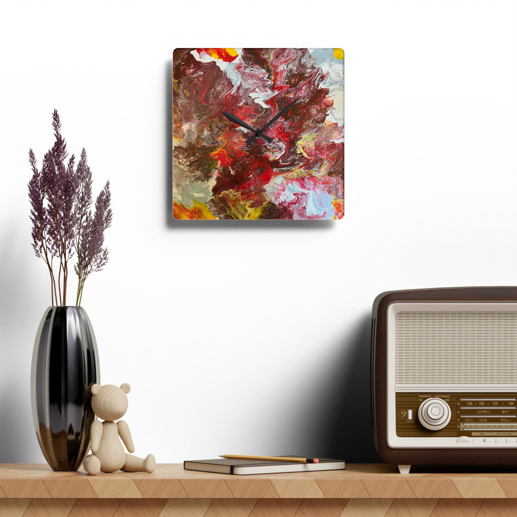 Wall Clock Acrylic - Abstract
