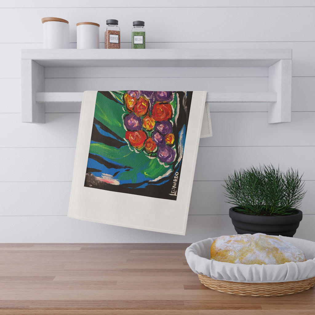 Tea Towels (cotton, poly) - Wild Bouquet