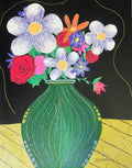 Green vase - Original Artwork