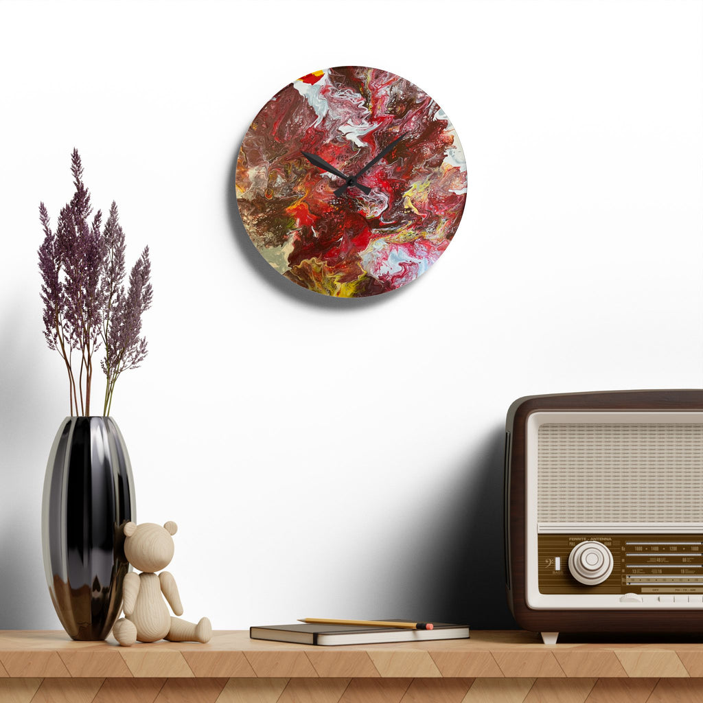 Wall Clock Acrylic - Abstract