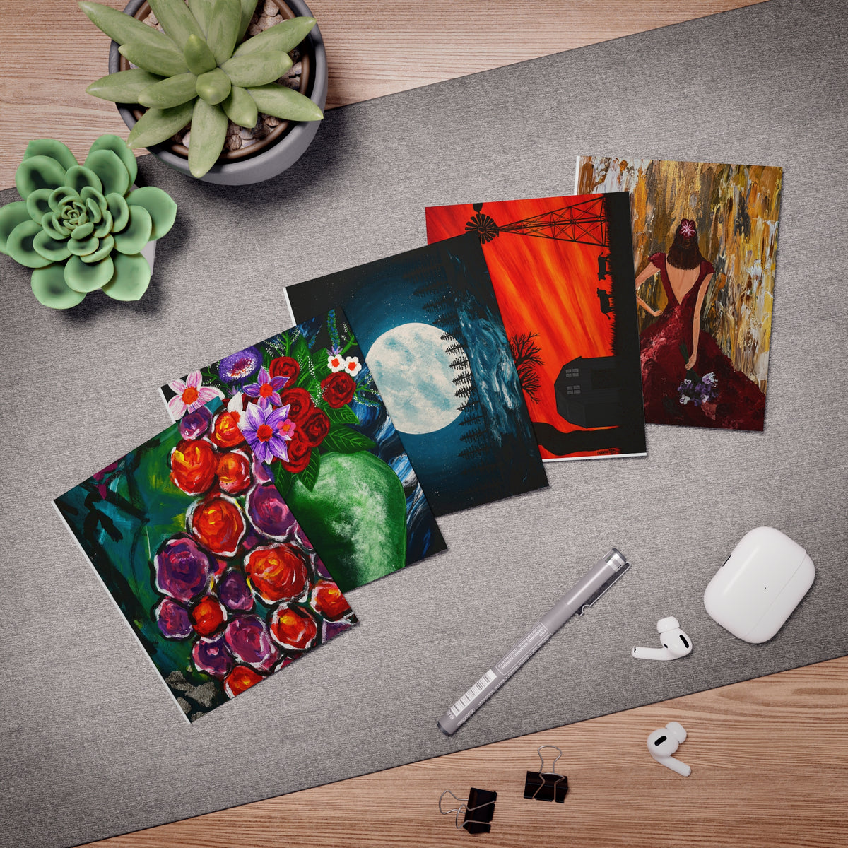Multi-Design Greeting Cards (5-Pack)