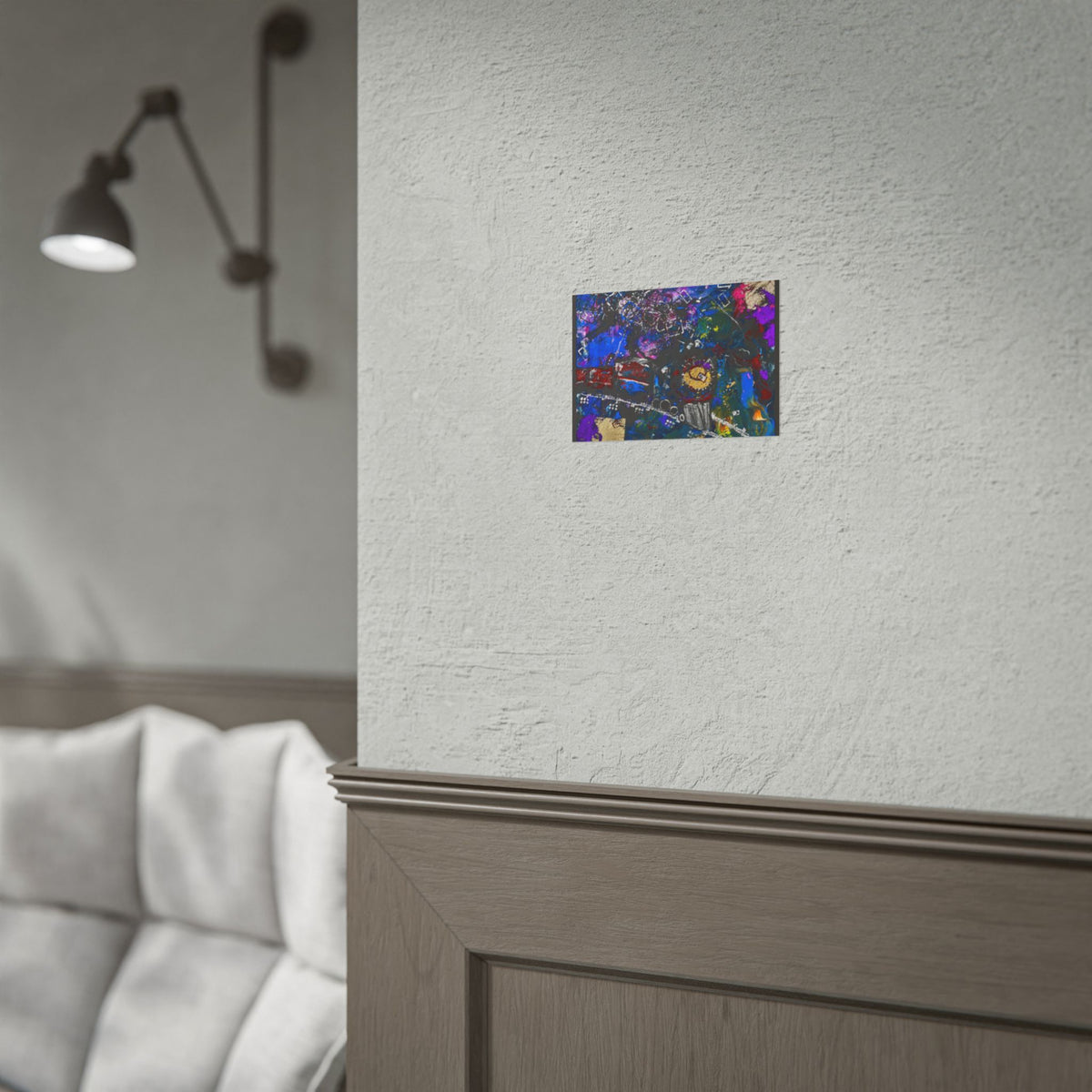 Rolled Poster - Abstract Train