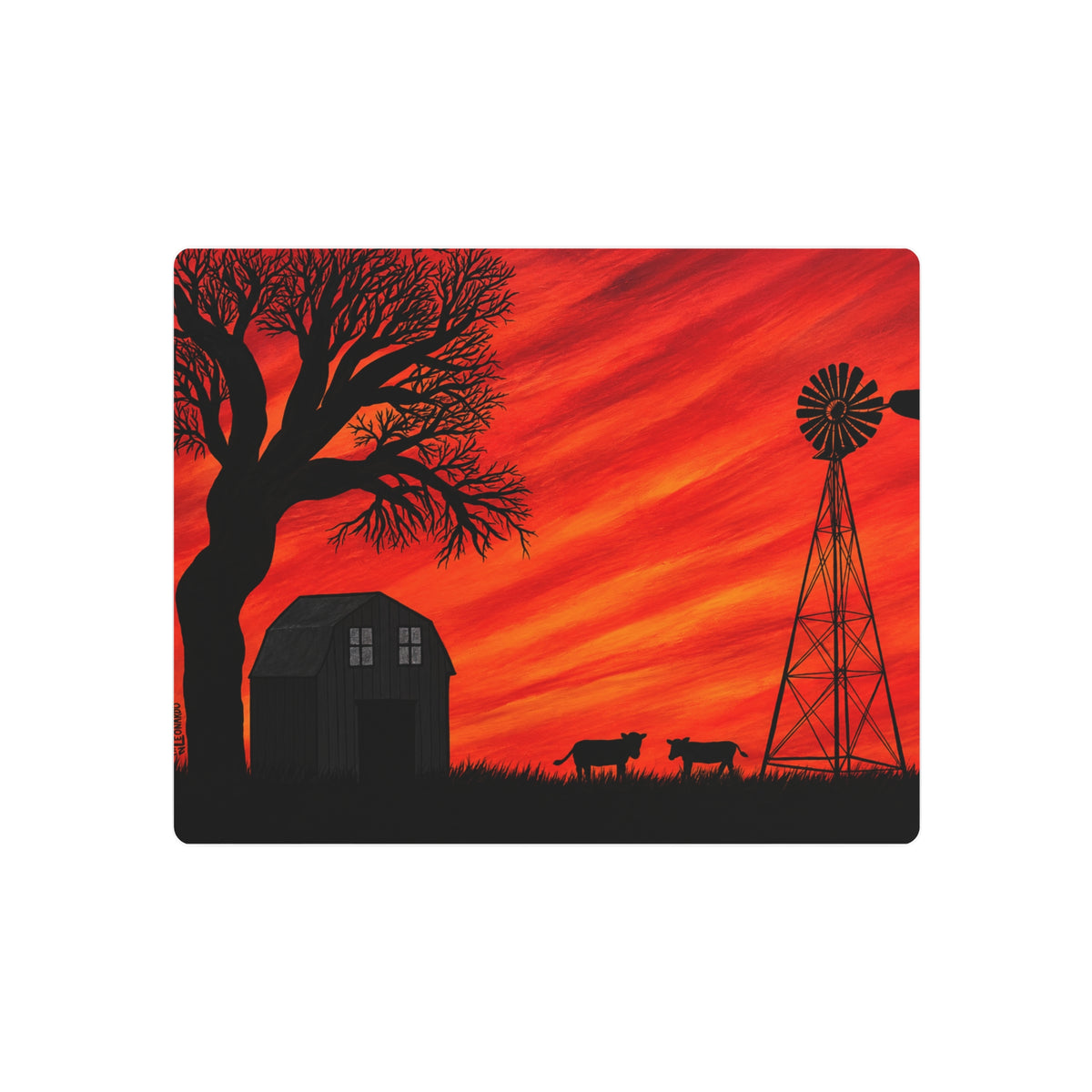 Metal Art Sign - Farmland