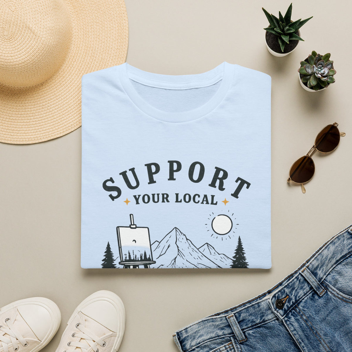 Support Local Artists 4 - T Shirt