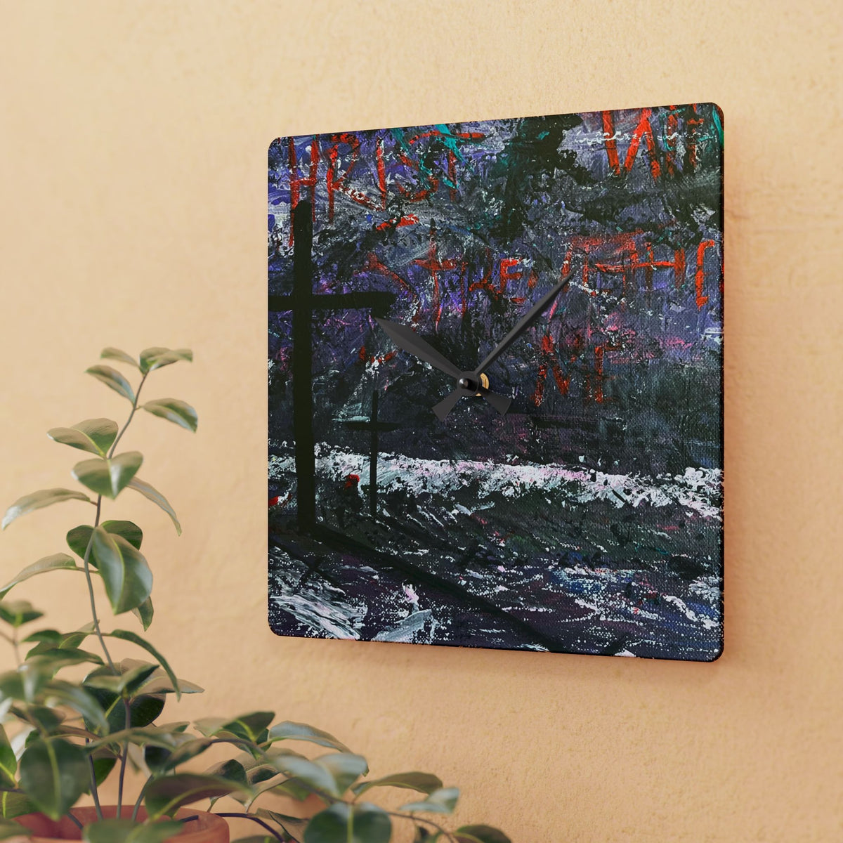 Wall Clock Acrylic - Strength