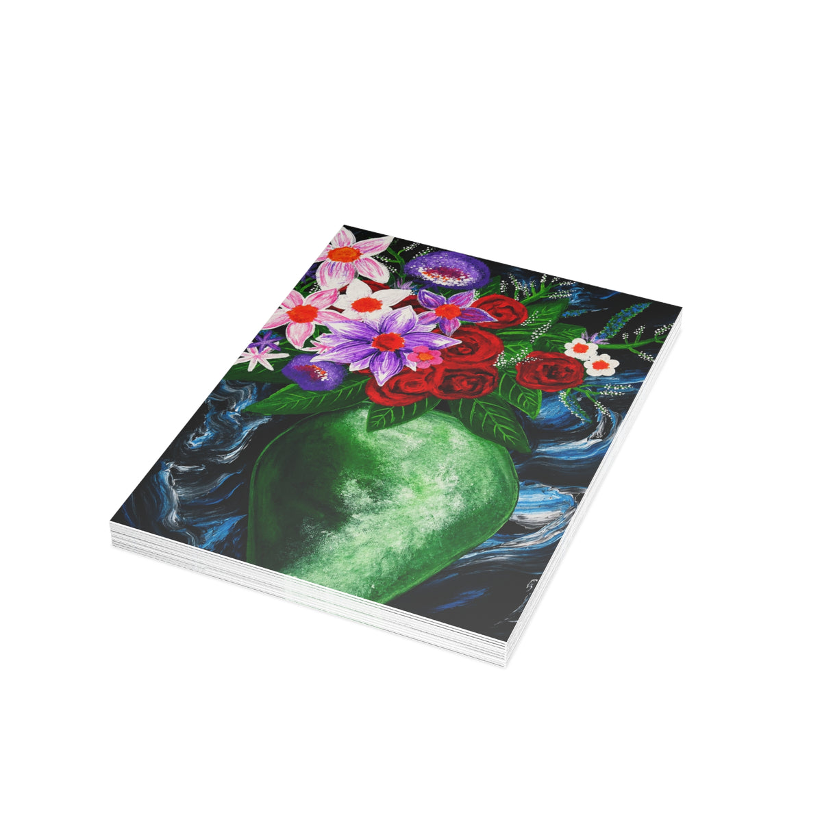 Postcard Bundles (envelopes included) - Green Vase