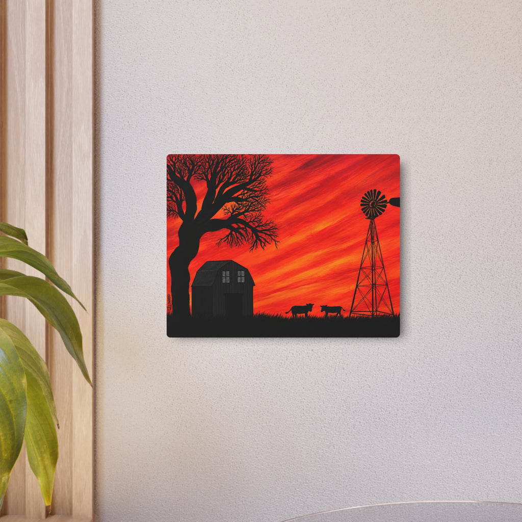 Metal Art Sign - Farmland