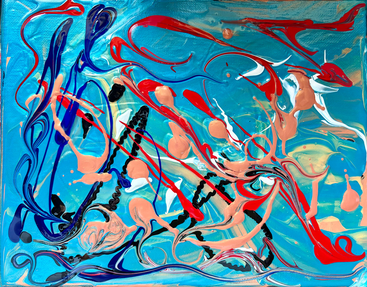 Blue Abstract - Original Artwork