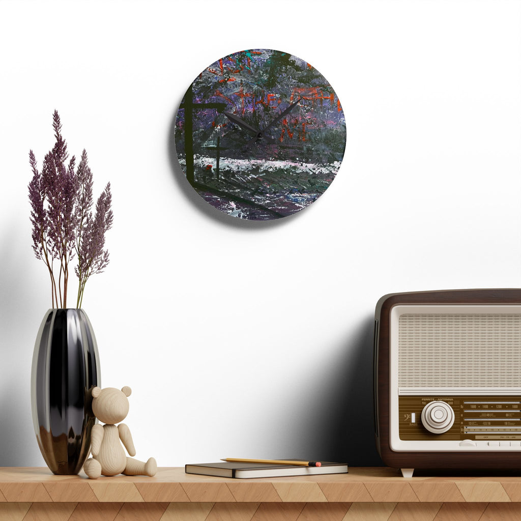 Wall Clock Acrylic - Strength