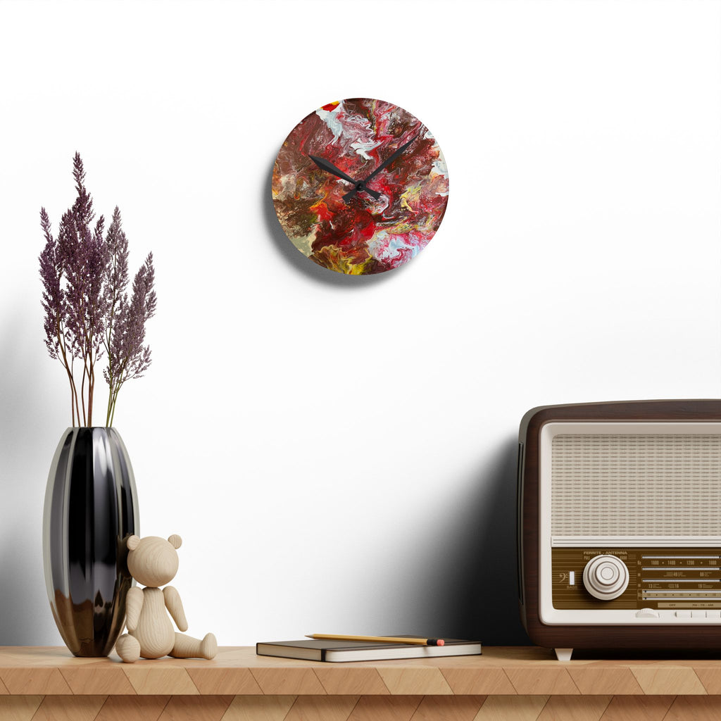 Wall Clock Acrylic - Abstract